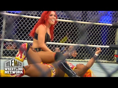 Steel Cage Match: Ivelisse vs Kiera Hogan (Women's Wrestling) Ladies Night Out, AEW, Impact