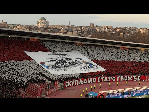 Koreografija Delije na 178. "večitom" derbiju 