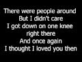 Brad Paisley - Then (Lyrics On Screen)
