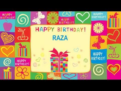 RazaReza like Reza   Card Tarjeta184 - Happy Birthday