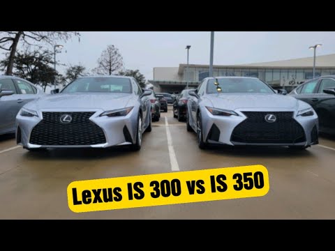 2021 Lexus IS 300 vs IS 350 F-Sport Exterior Difference
