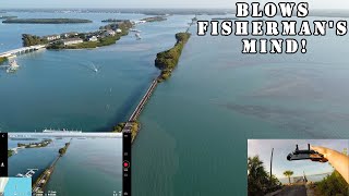 Mavic Mini explores abandoned railroad and blows fisherman's mind!