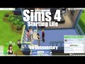 Sims 4 Lets Play Walkthrough Gameplay No Commentary Young Adult Goes To University Part 1