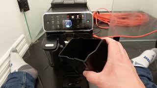 How To Empty Coffee Waste Container On Philips 4400 Coffee Machine-Tutorial