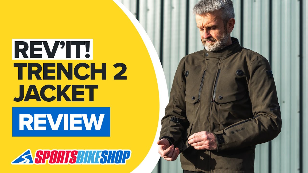 Rev'it Trench 2 Gore-Tex Textile Jacket - Black Video