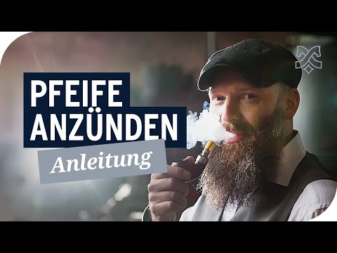 Lighting a pipe – With these instructions, even beginners can successfully light their pipe.