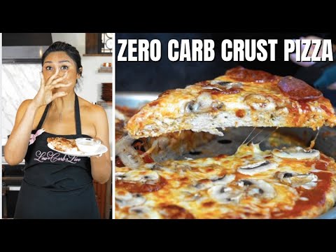 ZERO CARB CRUST PIZZA! Keto Low Carb Chicken Crust Pizza Recipe! Meatza Pizza Recipe