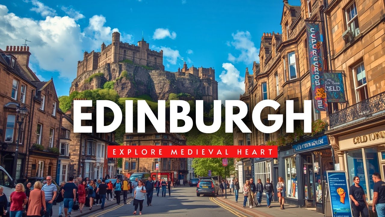 Immersive street-level walking tour through Edinburgh — Old Town, United Kingdom, showcasing authentic urban landscapes, local architecture, and the vibrant atmosphere of the city's neighborhoods