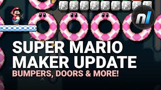 Super Mario Maker Free Update Guide - Bumpers, Doors & More!