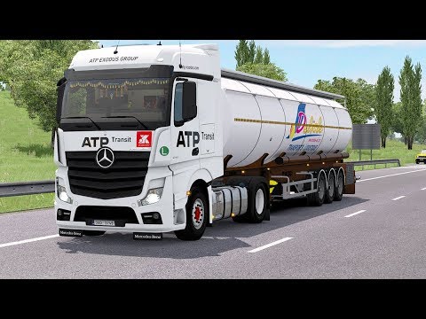[ETS2 1.36 Beta] Euro Truck Simulator 2 - Next-Gen Graphic - Mercedes Actros MP4 - Cistern Trailer -