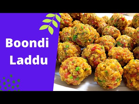 Boondi Laddu Recipe Fiji style | Colorful Boondi Laddu | Chick Pea Besan Laddu