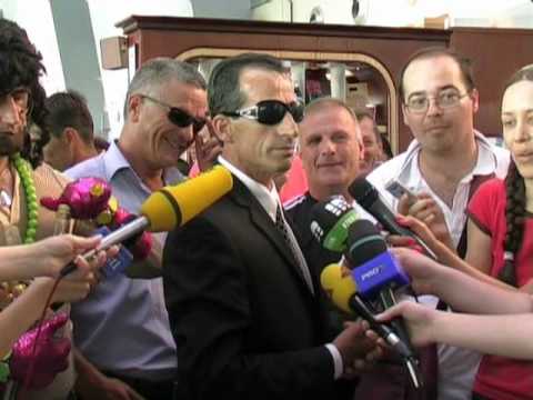 Docek Ekrema Jevrica na Podgorickom aerodromu, RTV Atlas