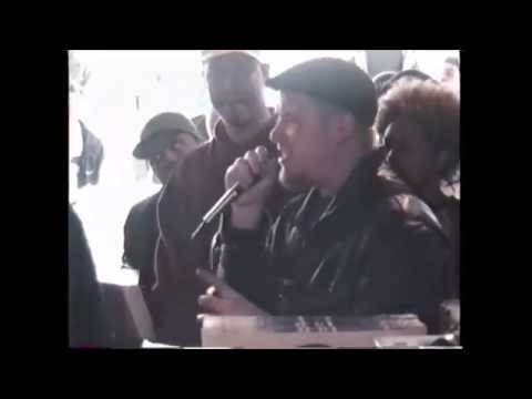 Indelible MC's (Co Flow, Juggaknots & J-Treds) at Fat Beats 1997