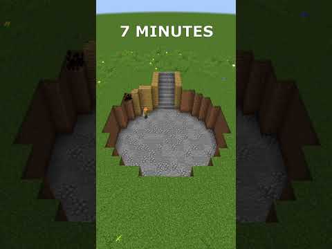 Minecraft Base at Different Times !😃 (World's Smallest Violin)