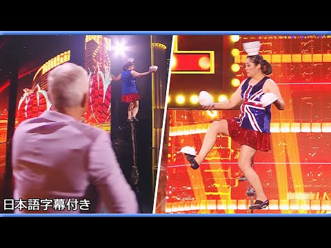 【準決勝】助手は審査員!? 巨大な一輪車の上で限界に挑むレッドパンダ | BGT 2025 Semi-Finals day5