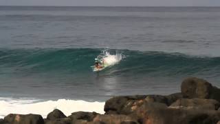 mason ho letting loose on a shallow reef