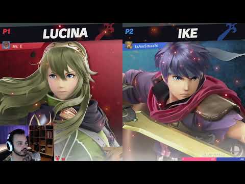 IzAw Sub Tourney 2 Winners Semis - Mr. E (Lucina) Vs. Yez (Ike) Smash Ultimate - SSBU
