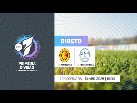 Campeonato Distrital da 1.ª Divisão: CD Almodôvar x GD Messejanense (20.ª Jornada)
