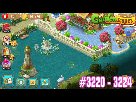 GardenScapes Level 3220 - 3224 | MICRO GAMEPLAY