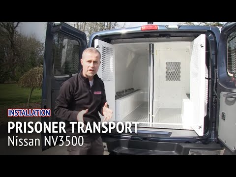 Nissan NV3500 Prisoner Transport Vehicle Installation