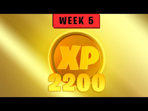 GOLD XP COIN ★Week 5★ (Fortnite 2200 XP Coin Location)