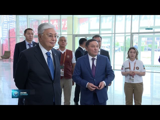 Давлат раҳбари янги қурилган мактабларга борди