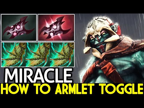 MIRACLE [Huskar] How to Armlet Toggle Raid Boss Mid Dota 2