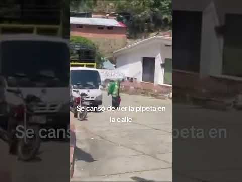 Hombre se cansó de ver pipeta del ELN en las calles