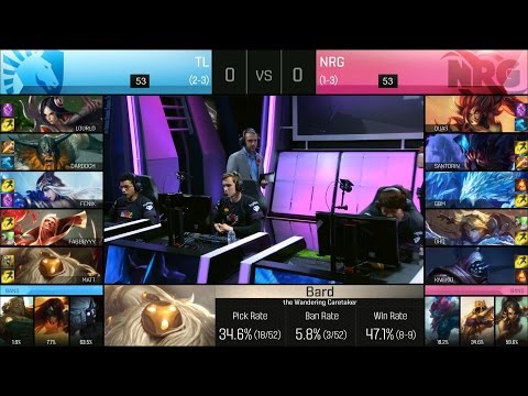 TL vs NRG Game 1 Highlights - TEAM LIQUID vs NRG ESPORTS NA LCS Week 3 Summer 2016