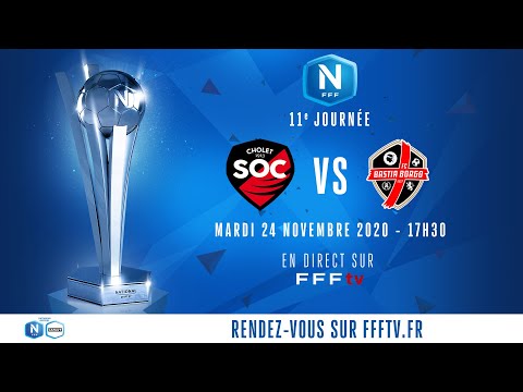 Match en retard J11 : SO Cholet-FC Bastia Borgo en direct sur FFFtv (17h30) I National FFF 2020-2021