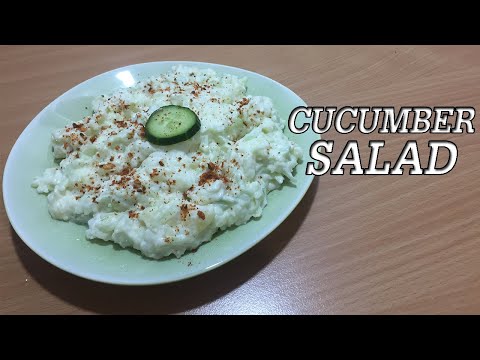 How to Make Cucumber Salad with Mayonnaise