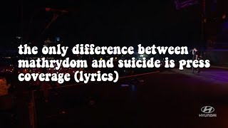 the only difference... - panic! at the disco (lyrics)