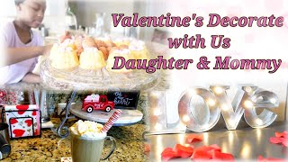 **NEW** 2022 VALENTINE'S DECORATE WITH ME | Valentine's Coffee and  Hot Cocoa Bar 💕