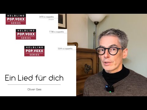 A Song for You - SATB, SSAA or TTBB Choir a cappella - Oliver Gies