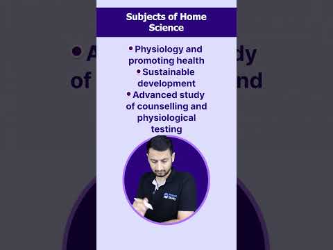 Different Subjects of Home Science in India!🧐#shorts