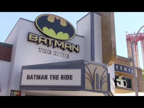 Video review of Batman The Ride by Coaster Studios