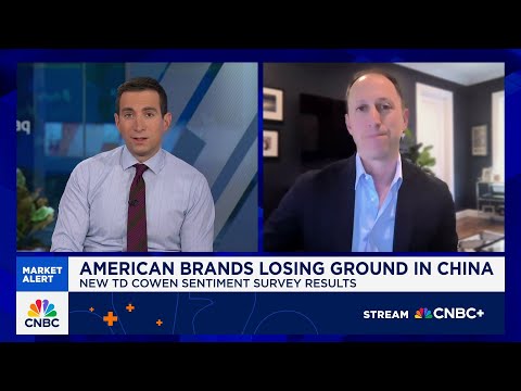 Western and American brands are losing share to Chinese local brands, says TD Cowen's John Kernan
