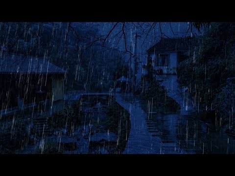 Instant Sleep Remedy - Freezing Cold  Wet Rain In A Frigid Winter Night. Sleep Cozy Tonight!