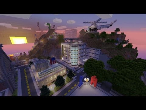 stampylonghead - Minecraft Xbox - Exploring The City - SPANKLECHANK's World Tour - Part 8