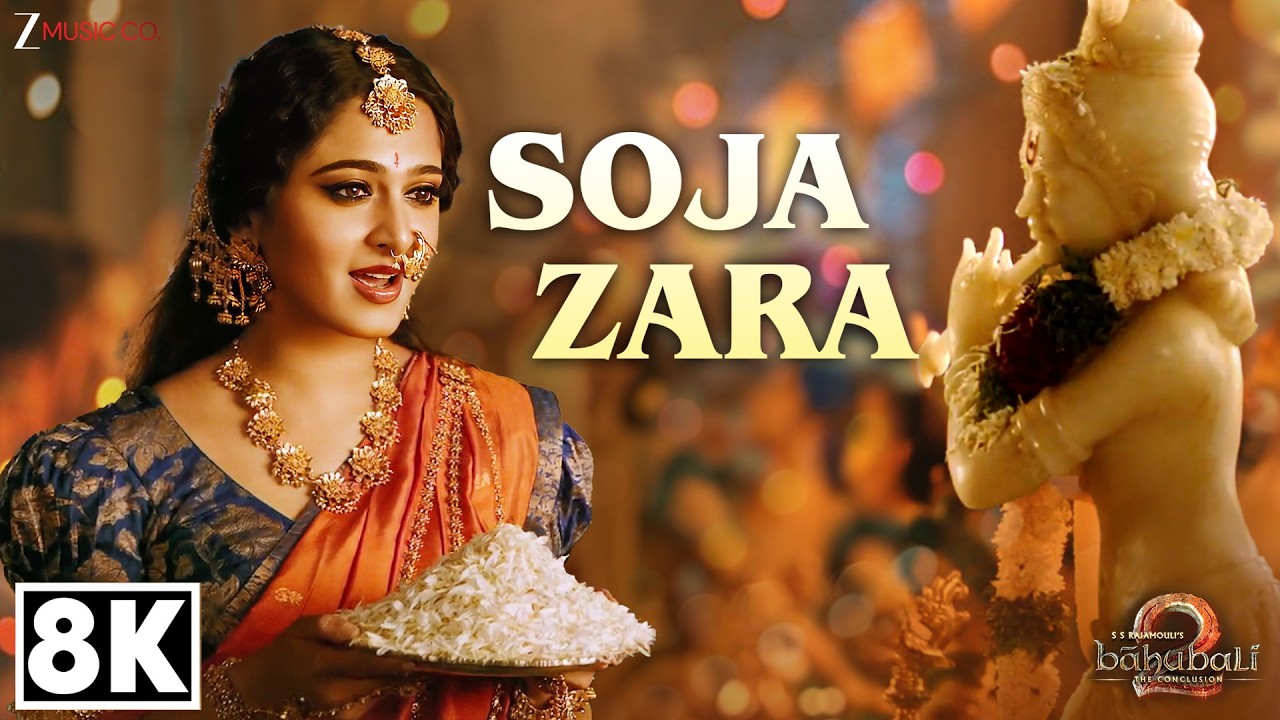 Kanha Soja Zara - 8K Video | Anushka Shetty & Prabhas | Baahubali 2 | Madhushree, MM Kreem, Manoj M