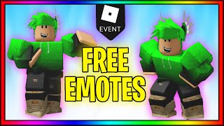 How To Get 3 NEW FREE Emotes! | Roblox Event