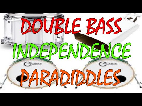 Double Bass Independence - Paradiddles - Drum Lesson 6