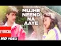 Mujhe Neend Na Aaye Full Lyrical Video DIL Anuradha P Udit N Sameer Aamir Khan Madhuri Dixit