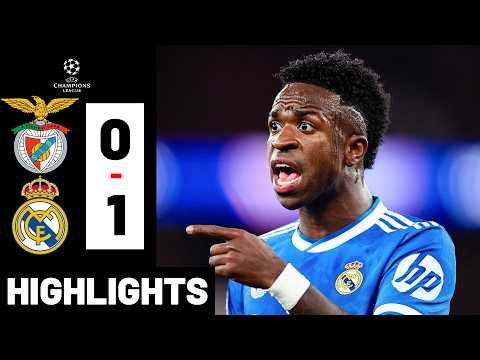 Benfica vs Real Madrid 0-1 HIGHLIGHTS All GOALS Champions League 25/26