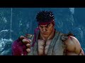 Street Fighter V Ryu Intro Win Poses