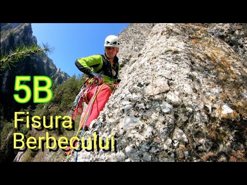 Fisura Berbecului 5B #ClimbingRomania