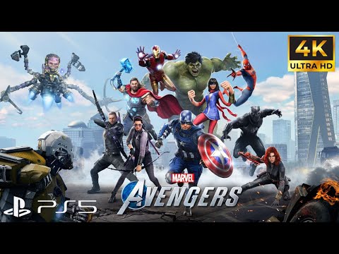 Marvel's Avengers Gameplay Walkthrough Part 1 FULL GAME [4K Ultra HD PS5] - No Commentary