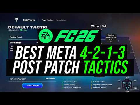 *POST PATCH* BEST META 4-2-1-3 CUSTOM TACTICS AFTER DEFENSIVE AI PATCH - FC 26
