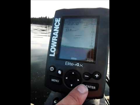 Using the Lowrance Elite 4x menu system & settings