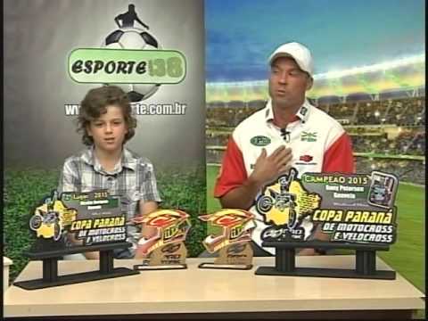 Roni Peterson e  Campeão da Copa Parana de Motocross